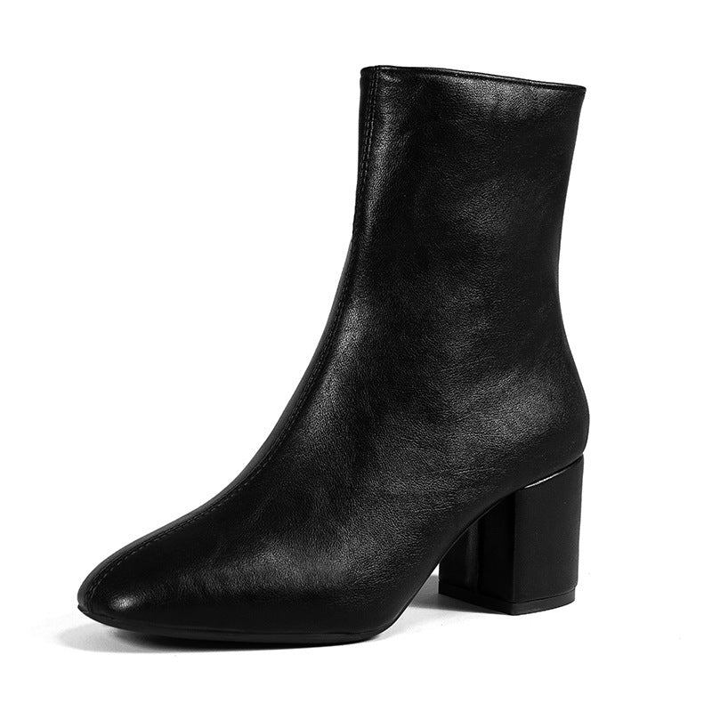 Valeria Boots – Side Zipper Elegance