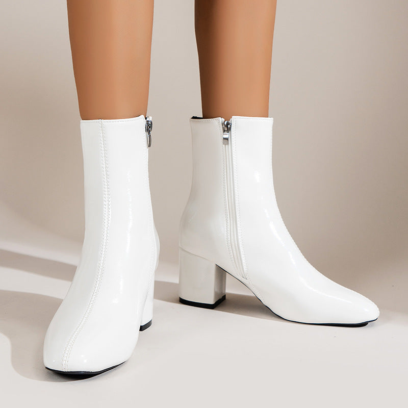 Valeria Boots – Side Zipper Elegance
