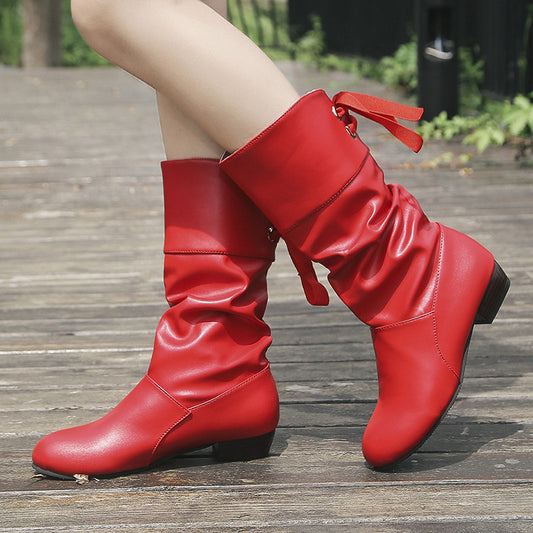 Collegia Mid-Calf Boots