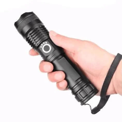 90000 Lumens XHP50.2 Ultra-Powerful Flashlight