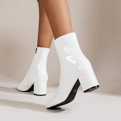 Valeria Boots – Side Zipper Elegance