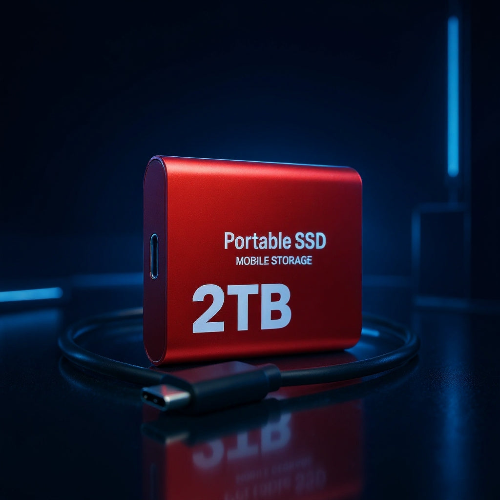 Disque Dur SSD Externe Portable 2 To - Compact, Rapide et de Haute Qualité