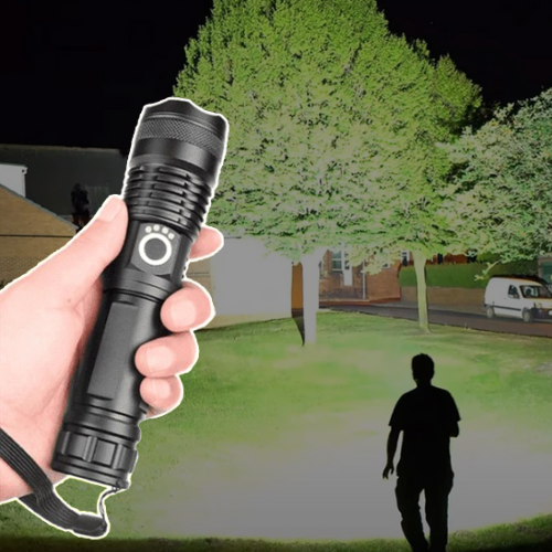 90000 Lumens XHP50.2 Ultra-Powerful Flashlight