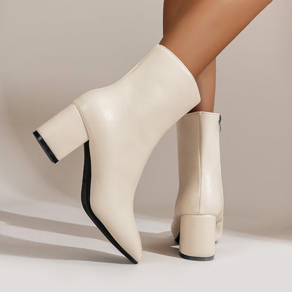Valeria Boots – Side Zipper Elegance