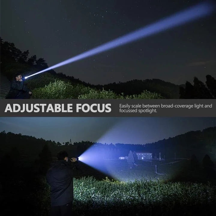 90000 Lumens XHP50.2 Ultra-Powerful Flashlight